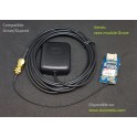 WM - Kit antenne GPS externe compatible Grove/Dupont