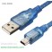 Câble USB-Mini 30cm blindé 3A (spécial FTDI&ESP32CAM)